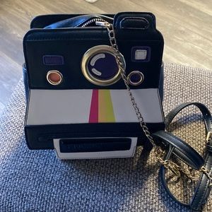 Unique camera shaped Cross body purse